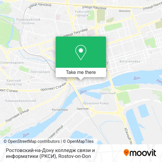 Ростовский-на-Дону колледж связи и информатики (РКСИ) map