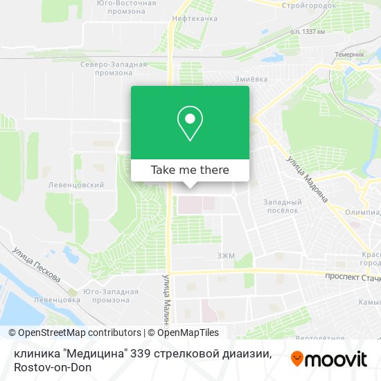 клиника "Медицина" 339 стрелковой диаизии map