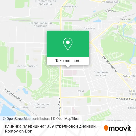 клиника "Медицина" 339 стрелковой диаизии map