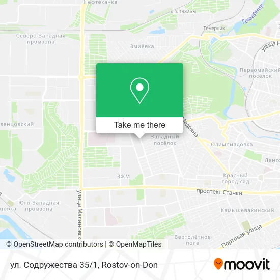 ул. Содружества 35/1 map