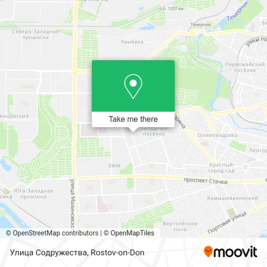 Улица Содружества map