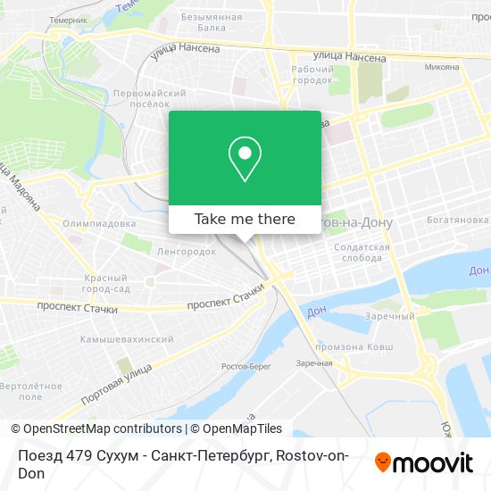 Поезд 479 Сухум - Санкт-Петербург map
