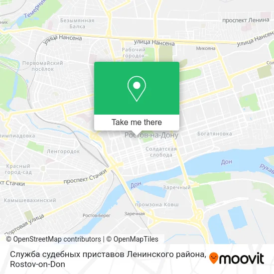 Служба судебных приставов Ленинского района map