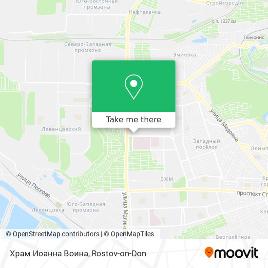 Храм Иоанна Воина map