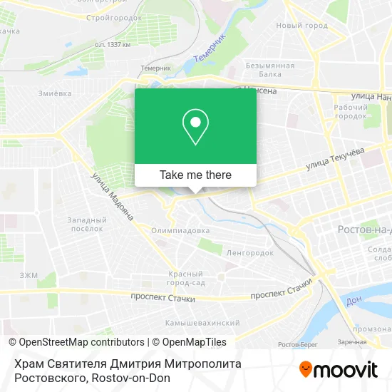 Храм Святителя Дмитрия Митрополита Ростовского map