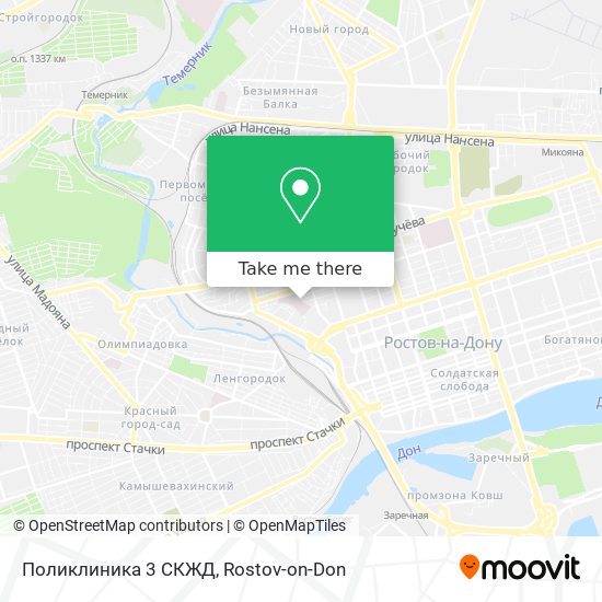 Поликлиника 3 СКЖД map