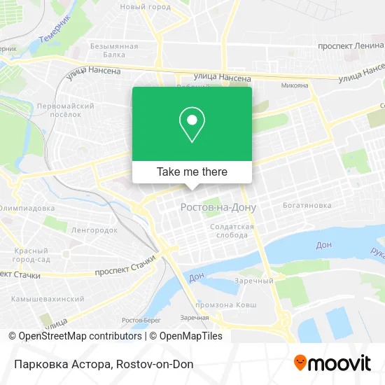 Парковка Астора map