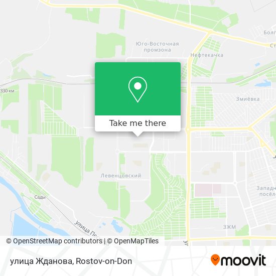 улица Жданова map