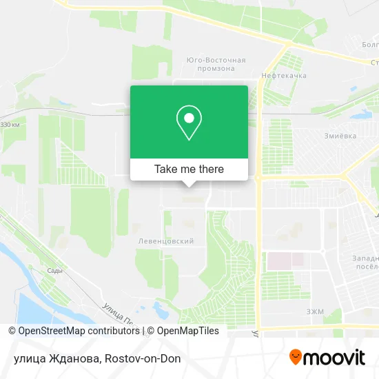 улица Жданова map