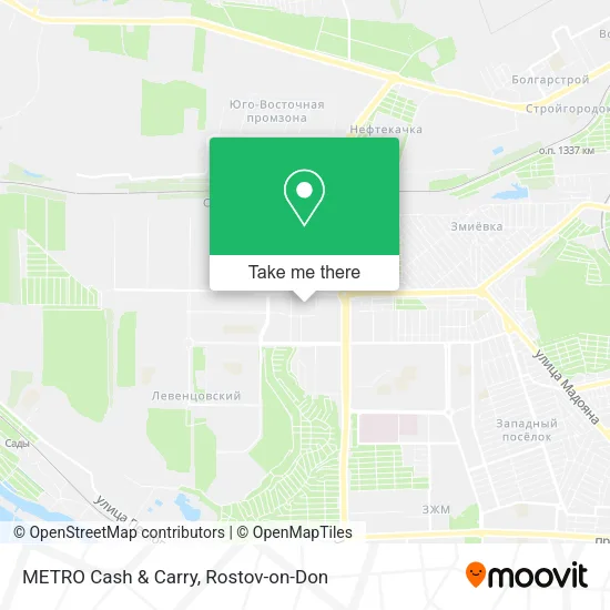 METRO Cash & Carry map