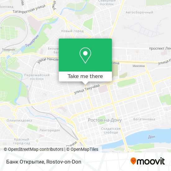 Банк Открытие map