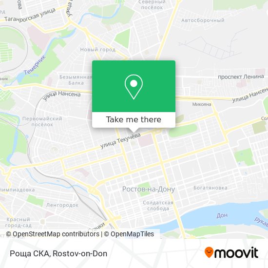 Роща СКА map