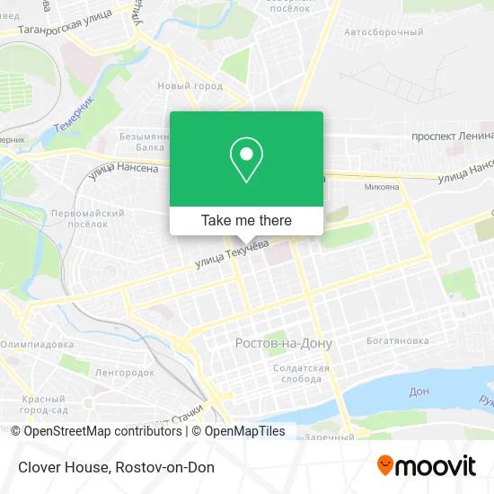 Clover House map