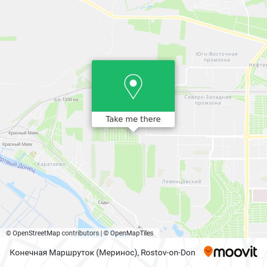 Конечная Маршруток (Меринос) map