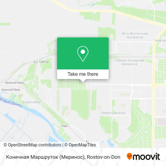 Конечная Маршруток (Меринос) map