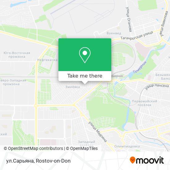 ул.Сарьяна map