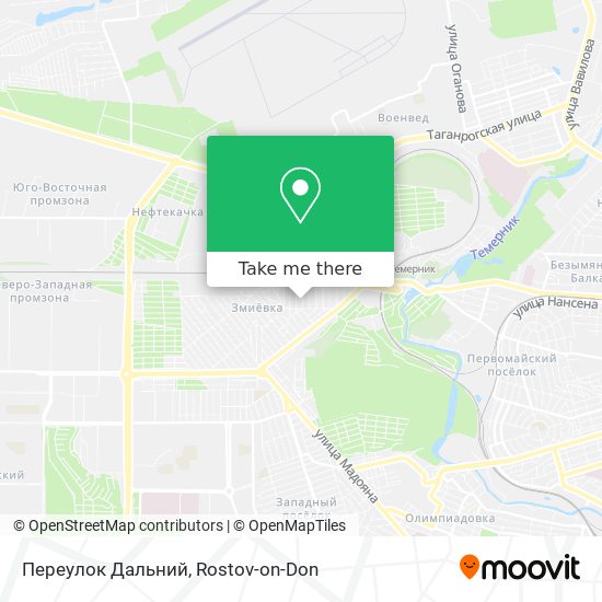 Переулок Дальний map