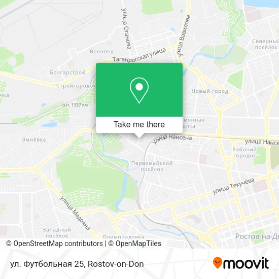 ул. Футбольная 25 map