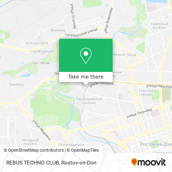 REBUS TECHNO CLUB map