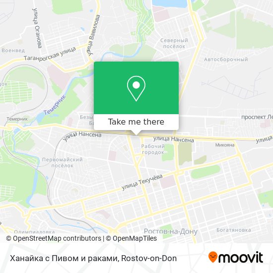 Ханайка с Пивом и раками map