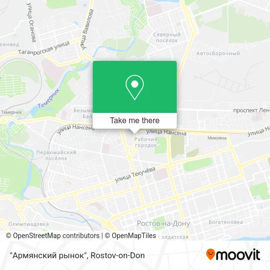 "Армянский рынок" map