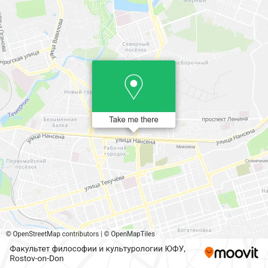 Факультет философии и культурологии ЮФУ map