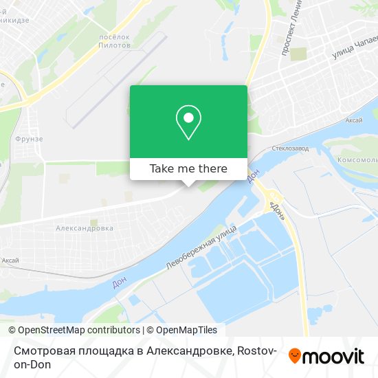 Смотровая площадка в Александровке map