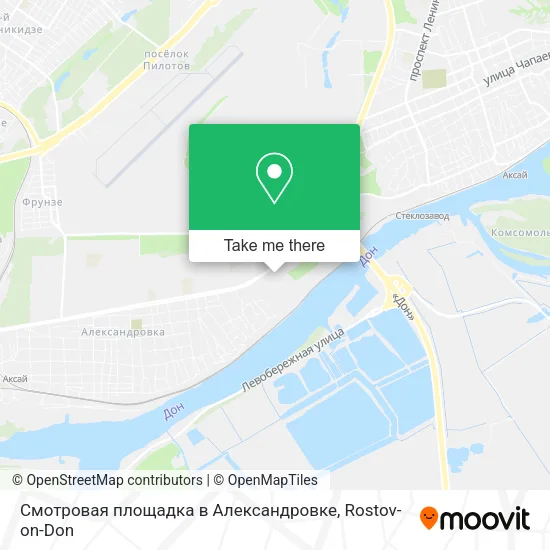 Смотровая площадка в Александровке map