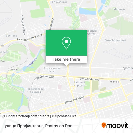 улица Профинтерна map