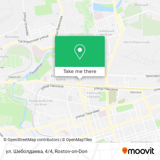 ул. Шеболдаева, 4/4 map