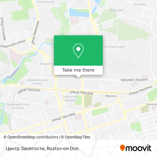Центр Занятости map