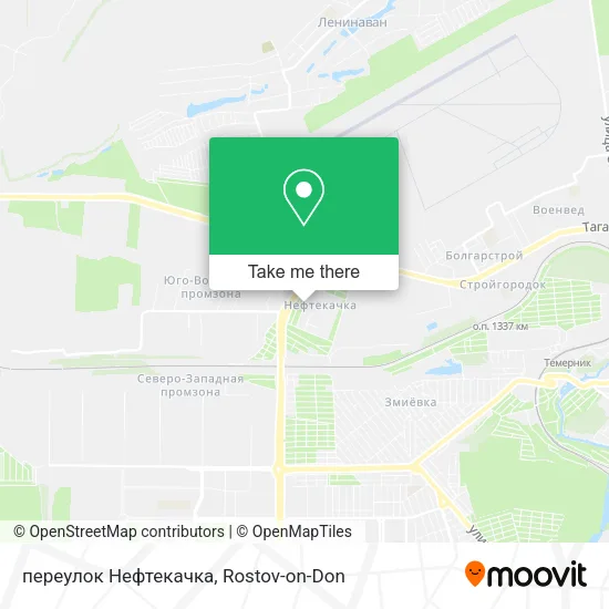 переулок Нефтекачка map