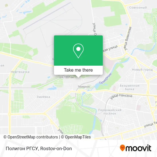 Полигон РГСУ map
