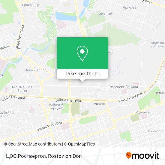 ЦОС Роствертол map