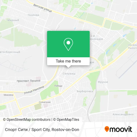 Спорт Сити / Sport City map