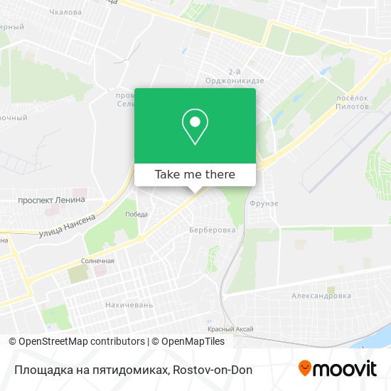 Площадка на пятидомиках map