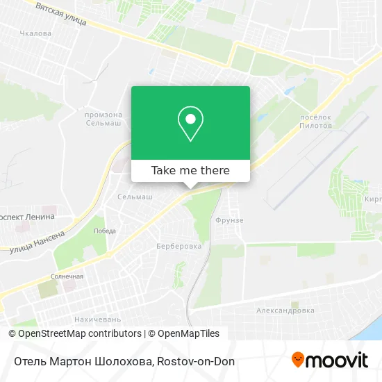 Отель Мартон Шолохова map