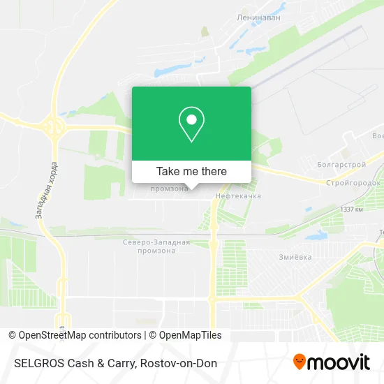 SELGROS Cash & Carry map