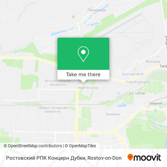 Ростовский РПК Концерн Дубки map