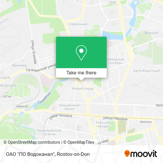 ОАО "ПО Водоканал" map