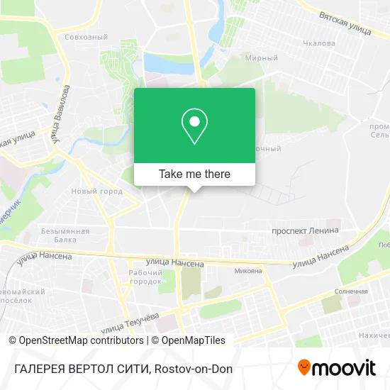 ГАЛЕРЕЯ ВЕРТОЛ СИТИ map