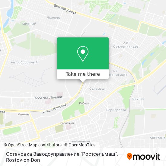 Остановка Заводоуправление "Ростсельмаш" map