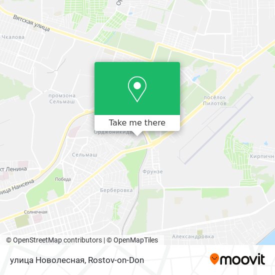 улица Новолесная map