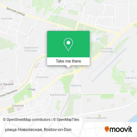 улица Новолесная map