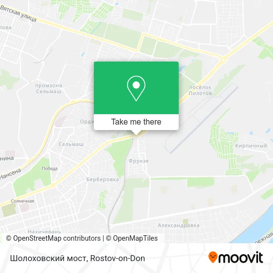 Шолоховский мост map