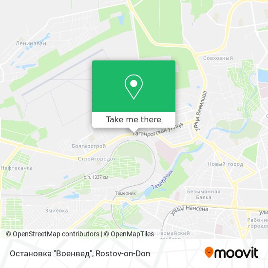 Остановка "Военвед" map