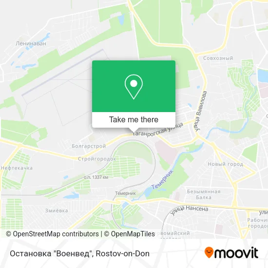 Остановка "Военвед" map