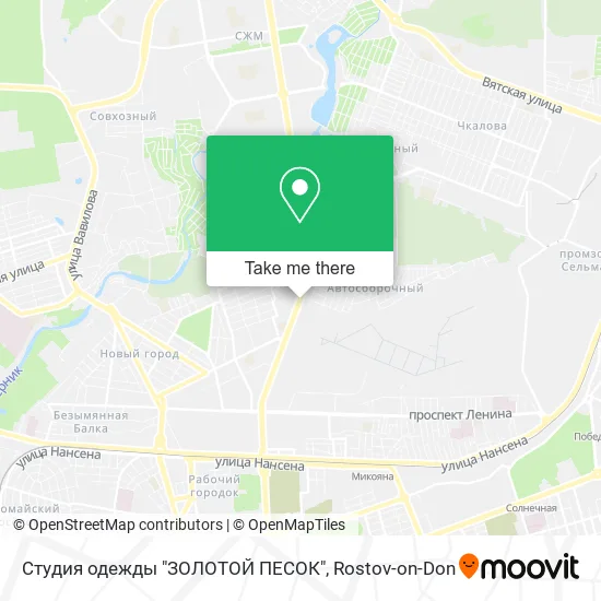 Студия одежды "ЗОЛОТОЙ ПЕСОК" map