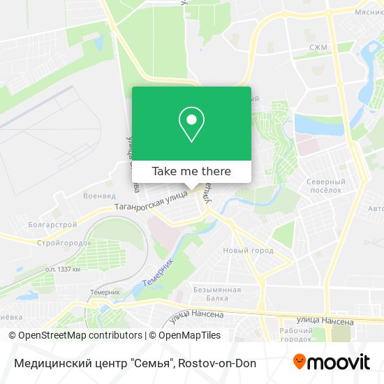 Медицинский центр "Семья" map
