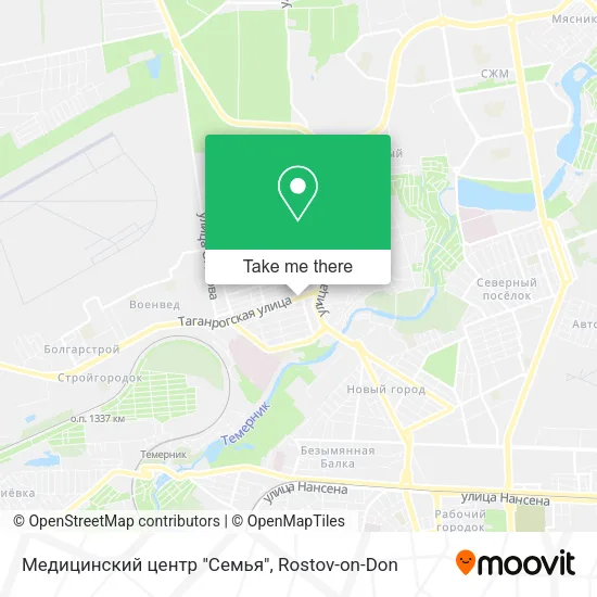 Медицинский центр "Семья" map